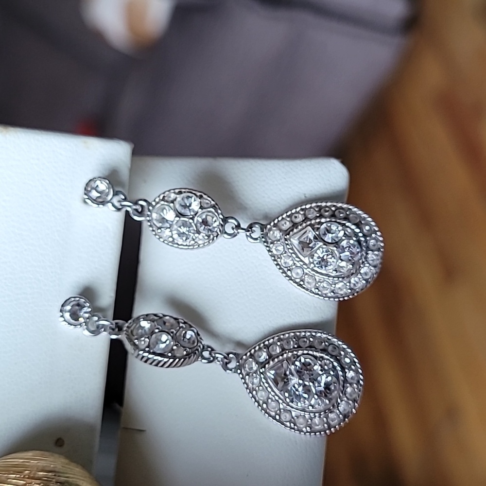 Givenchy Crystal Drop Earrings